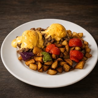 Carne Asada Benedict