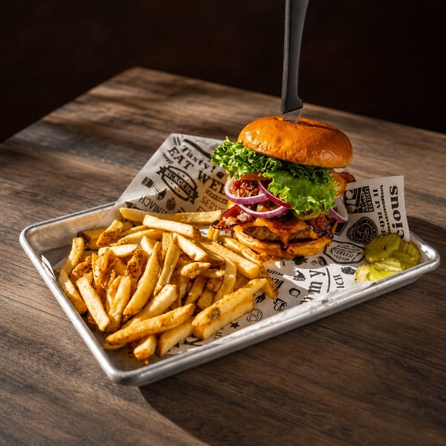 Hog Heaven Burger.